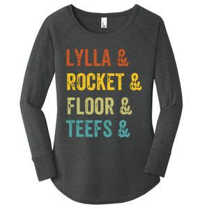 Lylla & Rocket & Floor & Teefs James Gunn Women's Perfect Tri Tunic Long Sleeve Shirt