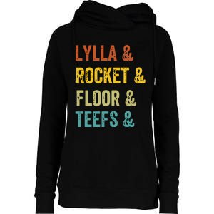 Lylla & Rocket & Floor & Teefs James Gunn Womens Funnel Neck Pullover Hood