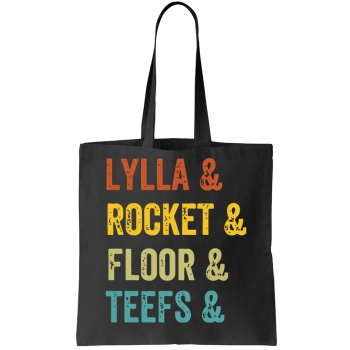 Lylla & Rocket & Floor & Teefs James Gunn Tote Bag