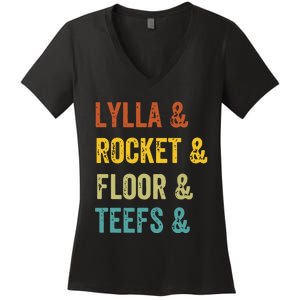 Lylla & Rocket & Floor & Teefs James Gunn Women's V-Neck T-Shirt