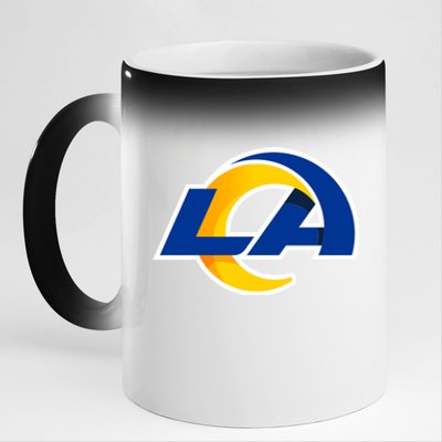 LA  Los Angeles Football 11oz Black Color Changing Mug