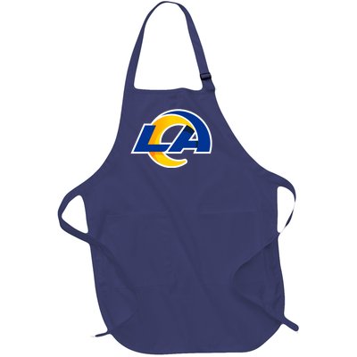 LA  Los Angeles Football Full-Length Apron With Pockets