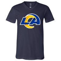 LA  Los Angeles Football V-Neck T-Shirt