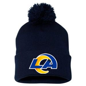 LA  Los Angeles Football Pom Pom 12in Knit Beanie