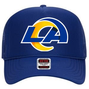 LA  Los Angeles Football High Crown Mesh Back Trucker Hat