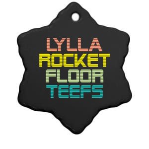 Lylla & Rocket & Floor & Teefs Ceramic Star Ornament