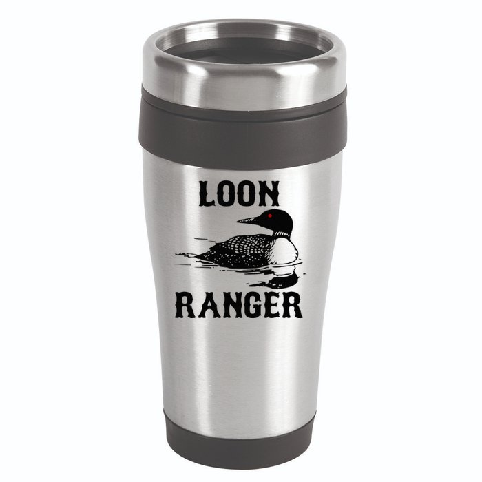 Loon Ranger Funny Common Loon Bird Watching 16oz Travel Tumbler