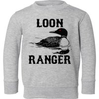 Loon Ranger Funny Common Loon Bird Watching Toddler Sweatshirt