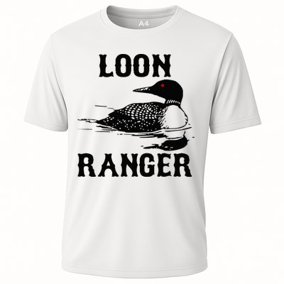 Loon Ranger Funny Common Loon Bird Watching Performance Shirt