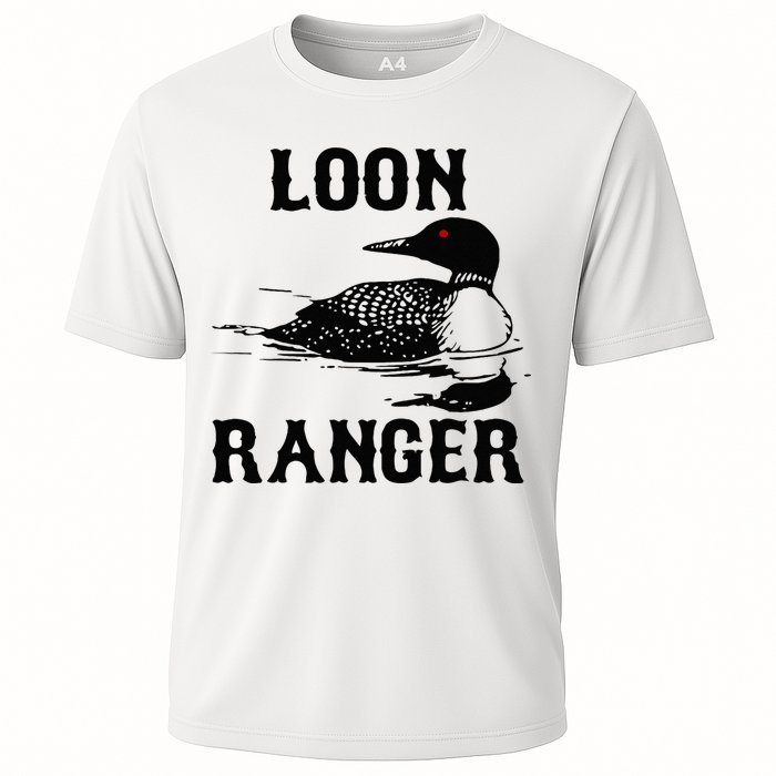 Loon Ranger Funny Common Loon Bird Watching Performance Shirt