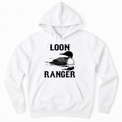 Loon Ranger Funny Common Loon Bird Watching Hoodie