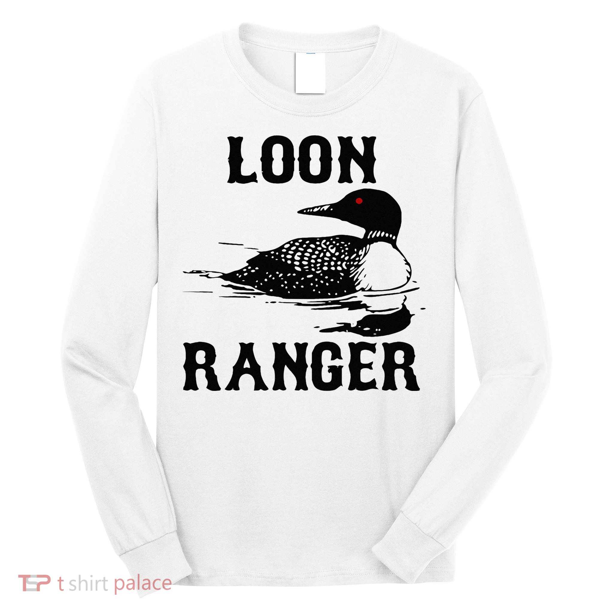 Loon Ranger Funny Common Loon Bird Watching Long Sleeve Shirt