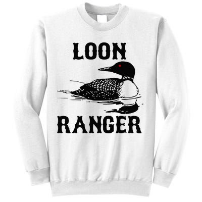 Loon Ranger Funny Common Loon Bird Watching Sweatshirt