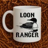 Loon Ranger Funny Common Loon Bird Watching Mug