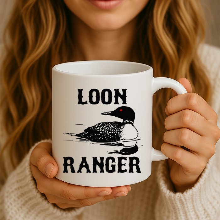 Loon Ranger Funny Common Loon Bird Watching Mug