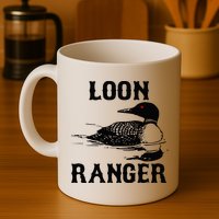Loon Ranger Funny Common Loon Bird Watching Mug