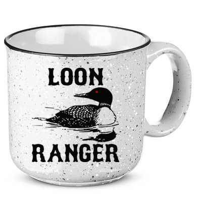 Loon Ranger Funny Common Loon Bird Watching 15oz Campfire Ceramic Mug