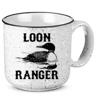 Loon Ranger Funny Common Loon Bird Watching 15oz Campfire Ceramic Mug