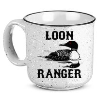 Loon Ranger Funny Common Loon Bird Watching 15oz Campfire Ceramic Mug