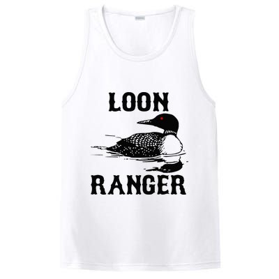 Loon Ranger Funny Common Loon Bird Watching PosiCharge Competitor Tank