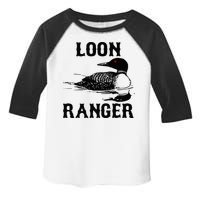 Loon Ranger Funny Common Loon Bird Watching Toddler Fine Jersey T-Shirt