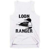 Loon Ranger Funny Common Loon Bird Watching Tank Top