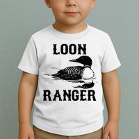 Loon Ranger Funny Common Loon Bird Watching Toddler T-Shirt