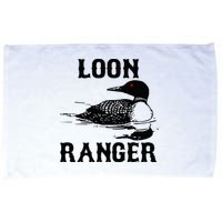 Loon Ranger Funny Common Loon Bird Watching Microfiber Hand Towel
