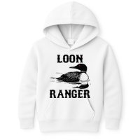 Loon Ranger Funny Common Loon Bird Watching Kids Hoodie