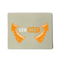 Leg Rest Funny Arrows Leg Rest Text Mousepad