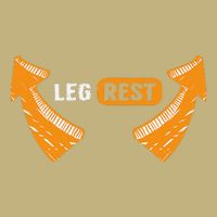 Leg Rest Funny Arrows Leg Rest Text Mousepad