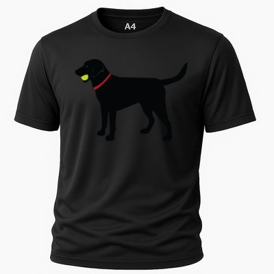 Labrador Retriever Fetch Black Lab Play Ball Performance Shirt