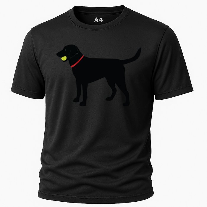 Labrador Retriever Fetch Black Lab Play Ball Performance Shirt