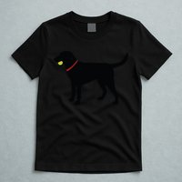 Labrador Retriever Fetch Black Lab Play Ball T-Shirt