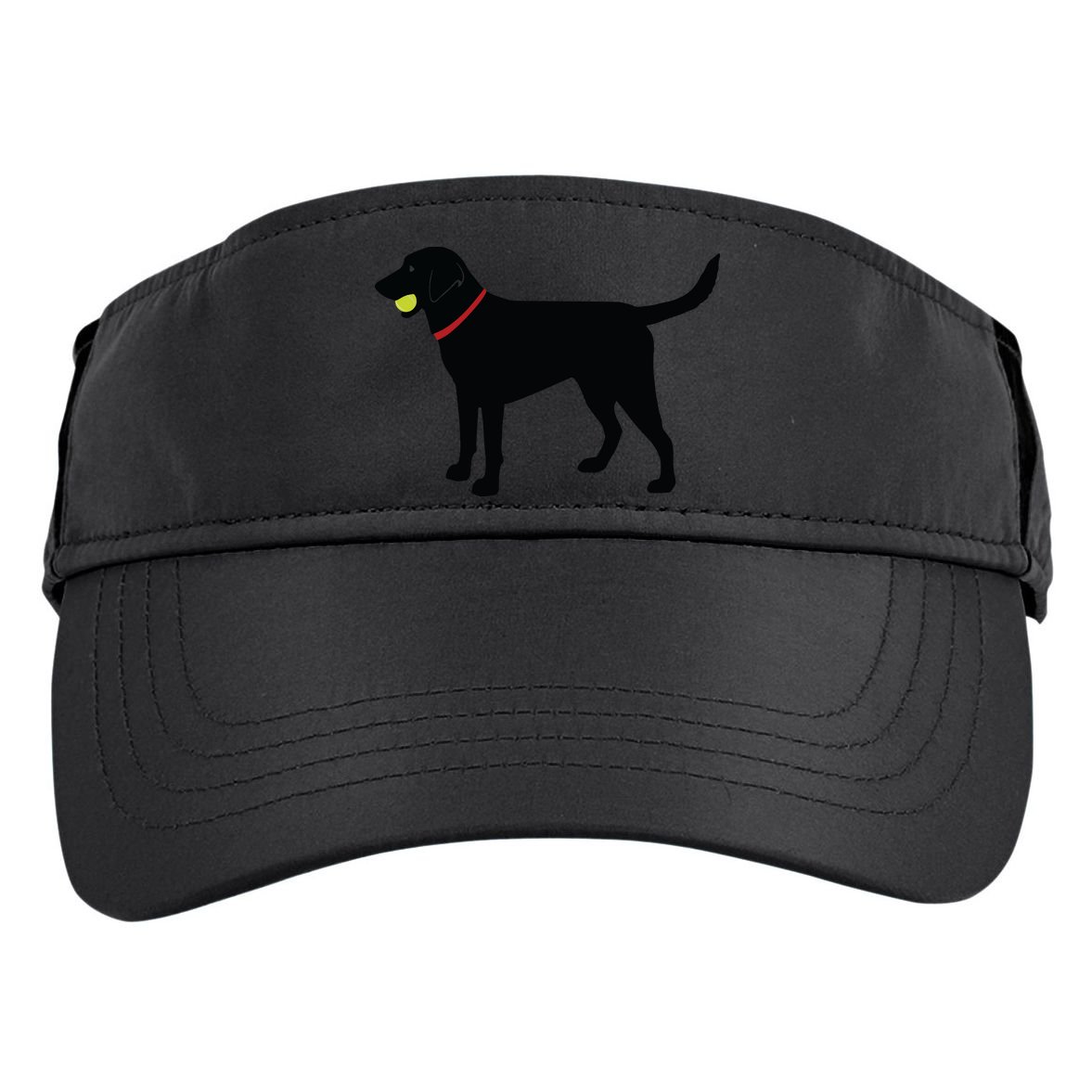 Labrador Retriever Fetch Black Lab Play Ball Adult Drive Performance Visor
