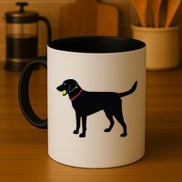 Labrador Retriever Fetch Black Lab Play Ball Mug