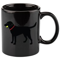 Labrador Retriever Fetch Black Lab Play Ball 11oz C Handle Ceramic Mug