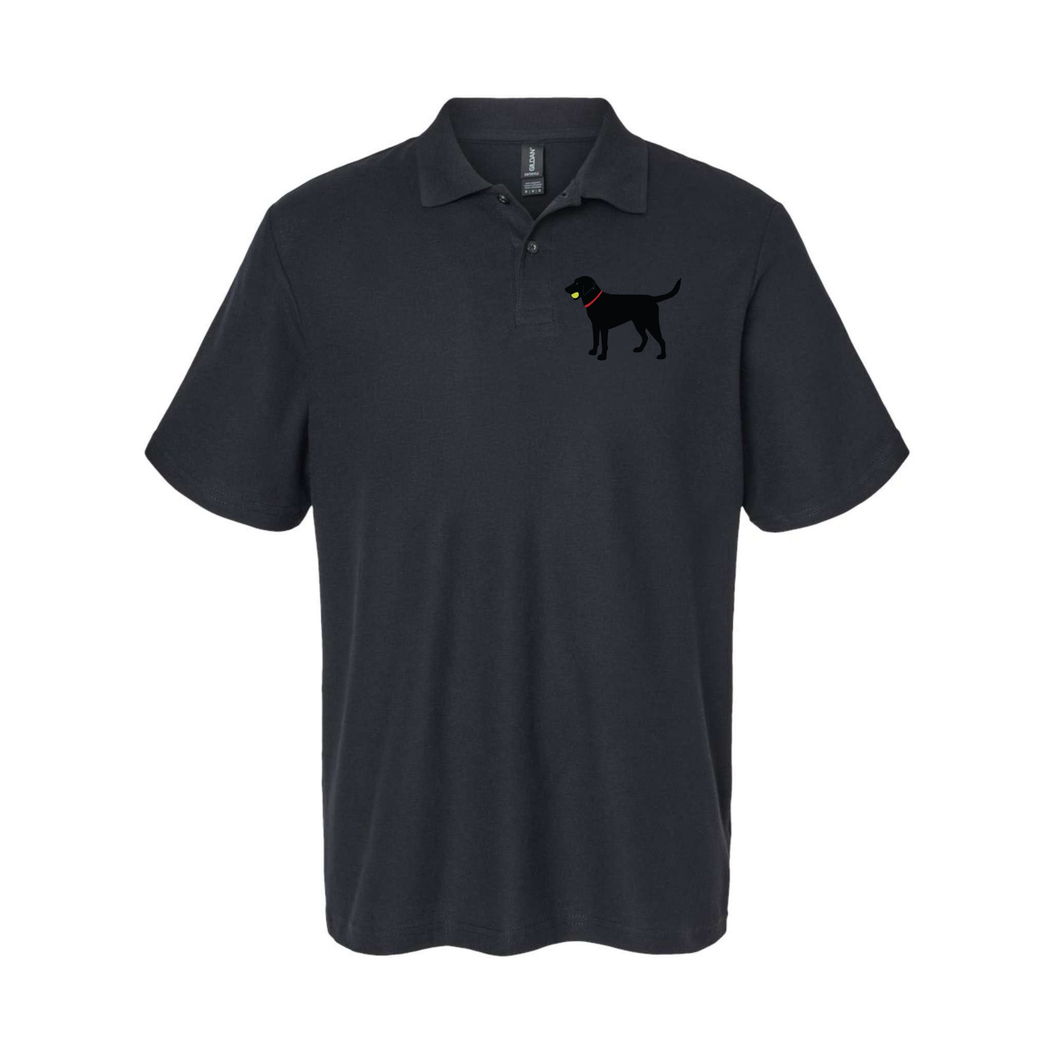 Labrador Retriever Fetch Black Lab Play Ball Polo