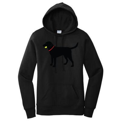 Labrador Retriever Fetch Black Lab Play Ball Women's Pullover Hoodie