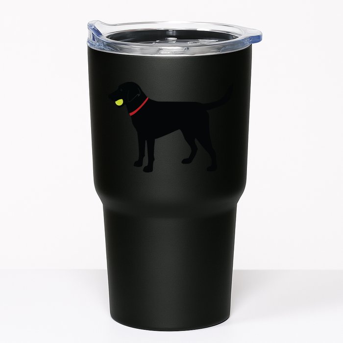 Labrador Retriever Fetch Black Lab Play Ball Tumbler