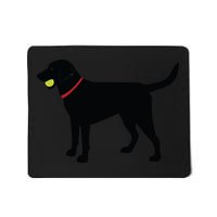 Labrador Retriever Fetch Black Lab Play Ball Mousepad
