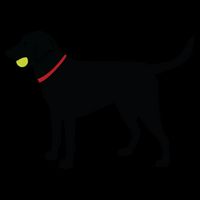 Labrador Retriever Fetch Black Lab Play Ball Mousepad