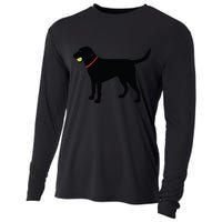 Labrador Retriever Fetch Black Lab Play Ball Cooling Performance Long Sleeve Crew
