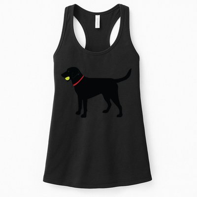 Labrador Retriever Fetch Black Lab Play Ball Womens Tank Top
