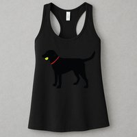 Labrador Retriever Fetch Black Lab Play Ball Womens Tank Top