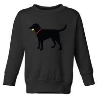 Labrador Retriever Fetch Black Lab Play Ball Toddler Sweatshirt