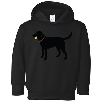Labrador Retriever Fetch Black Lab Play Ball Toddler Hoodie