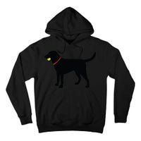 Labrador Retriever Fetch Black Lab Play Ball Tall Hoodie