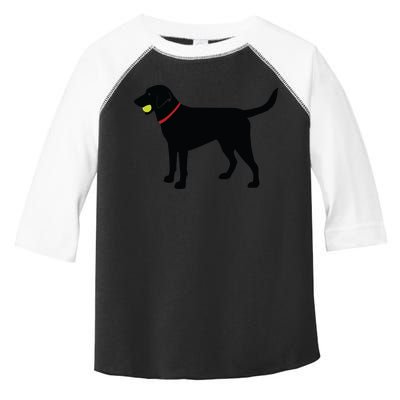 Labrador Retriever Fetch Black Lab Play Ball Toddler Fine Jersey T-Shirt