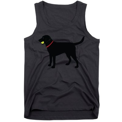 Labrador Retriever Fetch Black Lab Play Ball Tank Top